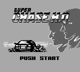 Chase HQ title screen for GameBoy